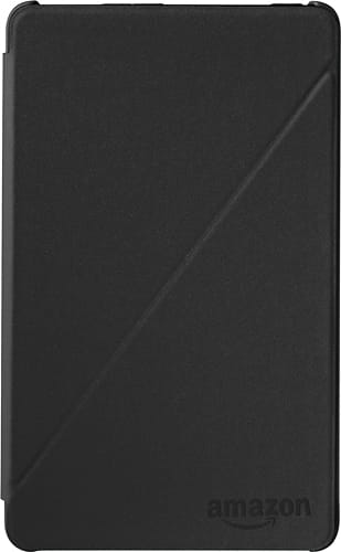 Amazon - Case for Amazon Fire 7" Tablets (5th Generation, 2015 Release) - Black - Larger Front