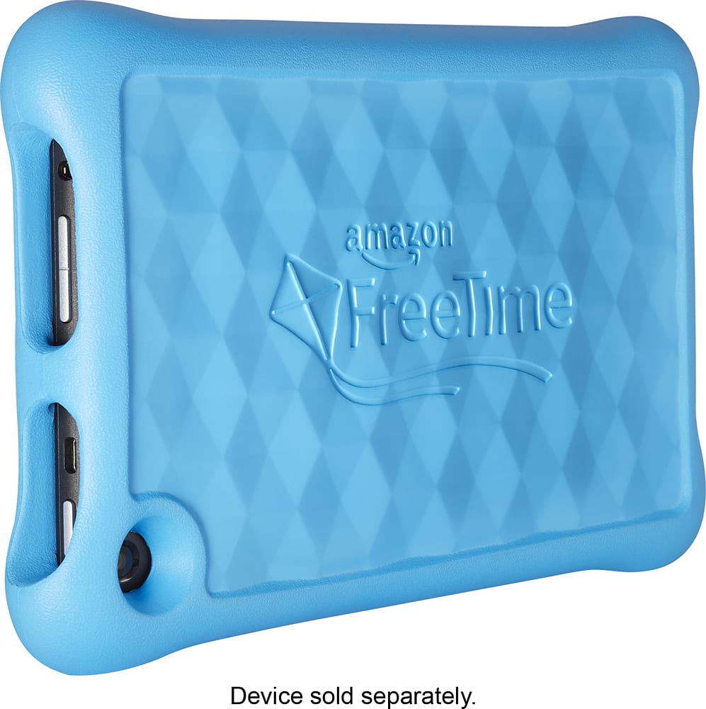 Alt View 11. Amazon - FreeTime Kid-Proof Case for Amazon Fire 7" Tablets (5th Generation, 2015 Release) - Blue.