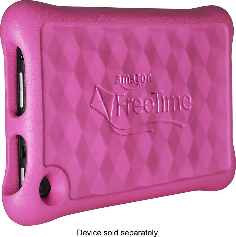 Alt View 11. Amazon - FreeTime Kid-Proof Case for Amazon Fire 7" Tablets (5th Generation, 2015 Release) - Pink.