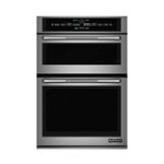 Front Zoom. Jenn-Air - 30" Single Electric Convection Wall Oven with Built-In Microwave - Stainless steel.