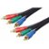 Alt View Standard 20. Cables Unlimited - 6ft 3 RCA to 3 RCA Male to Male Component Video Cable - Black.