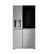 Alt View 5. LG - 23 Cu. Ft. Side-by-Side Counter-Depth Smart Refrigerator with Craft Ice - PrintProof Stainless Steel.