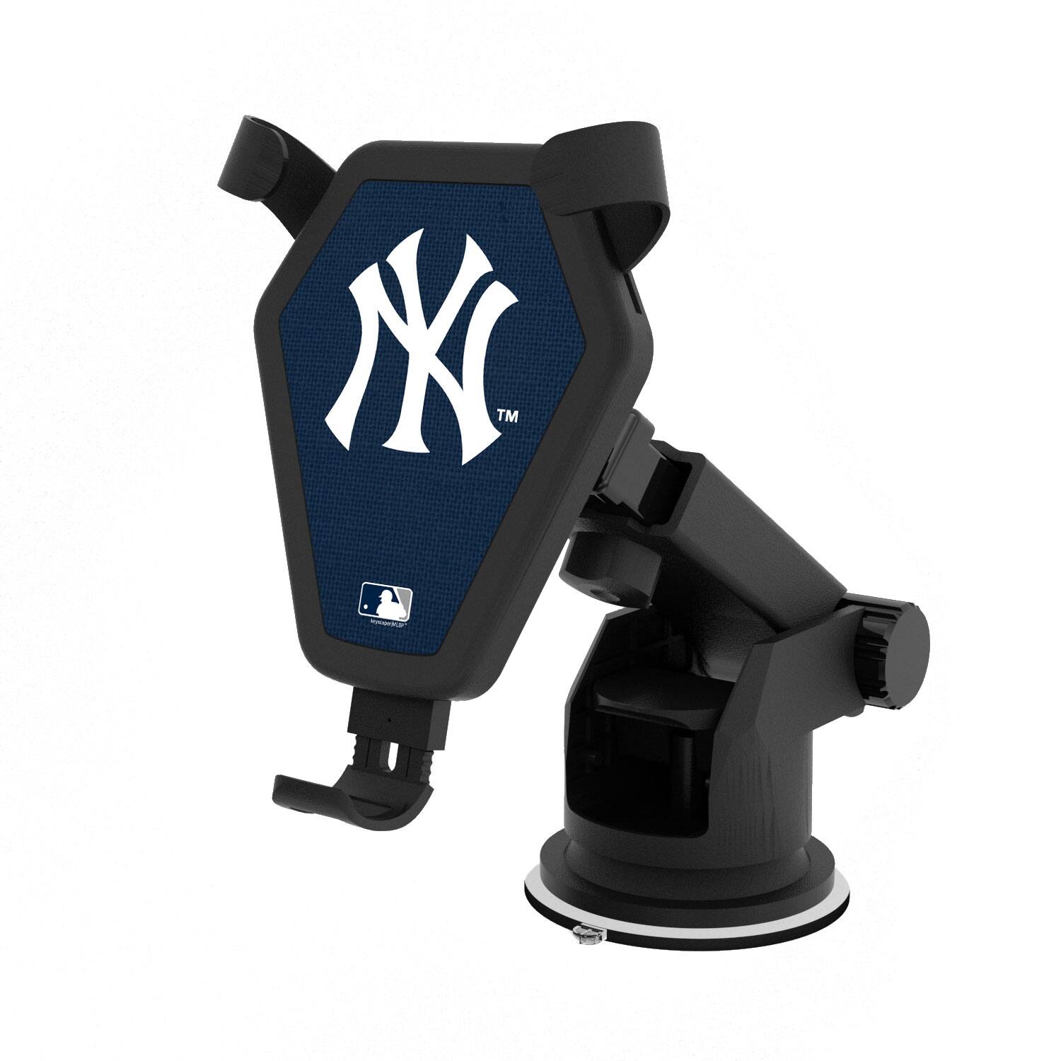 Front. Keyscaper - New York Yankees Solid Design Wireless Car Charger - Multicolor.