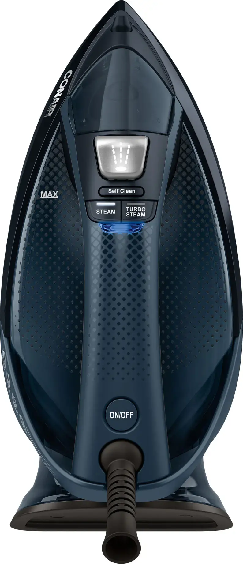 CONAIR MAX Self Clean TURBO STEAM STEAM ON/OFF