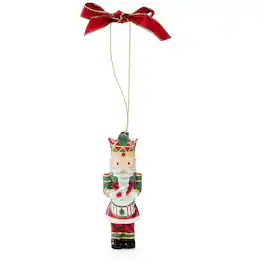Spode - Christmas Tree Collection Nutcracker Ornament Tartan - Multicolored