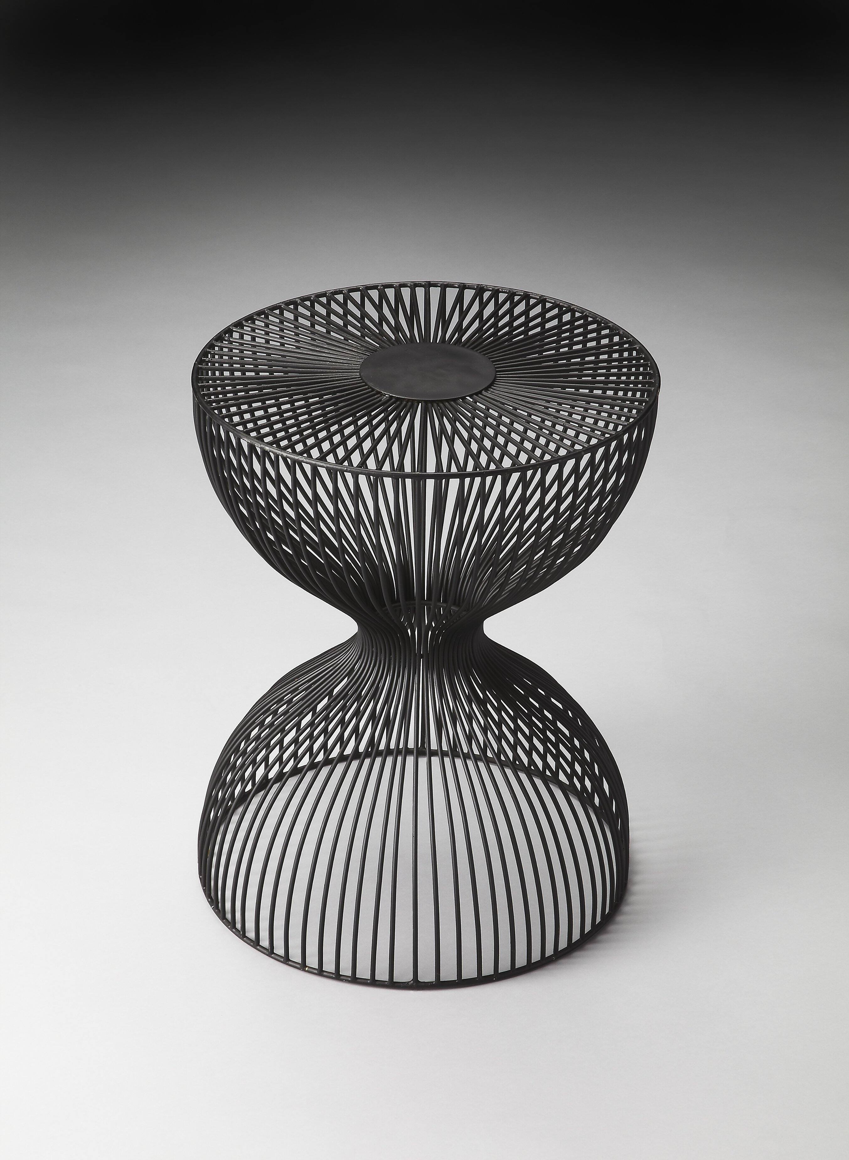 Alt View 1. Butler Specialty - Nicholas Metal Side Table - Black.