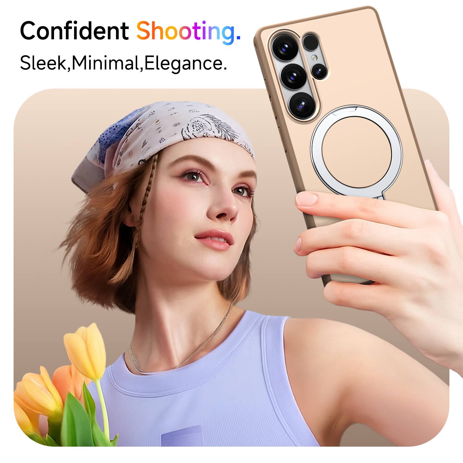 Confident Shooting. Sleek, Minimal, Elegance.
