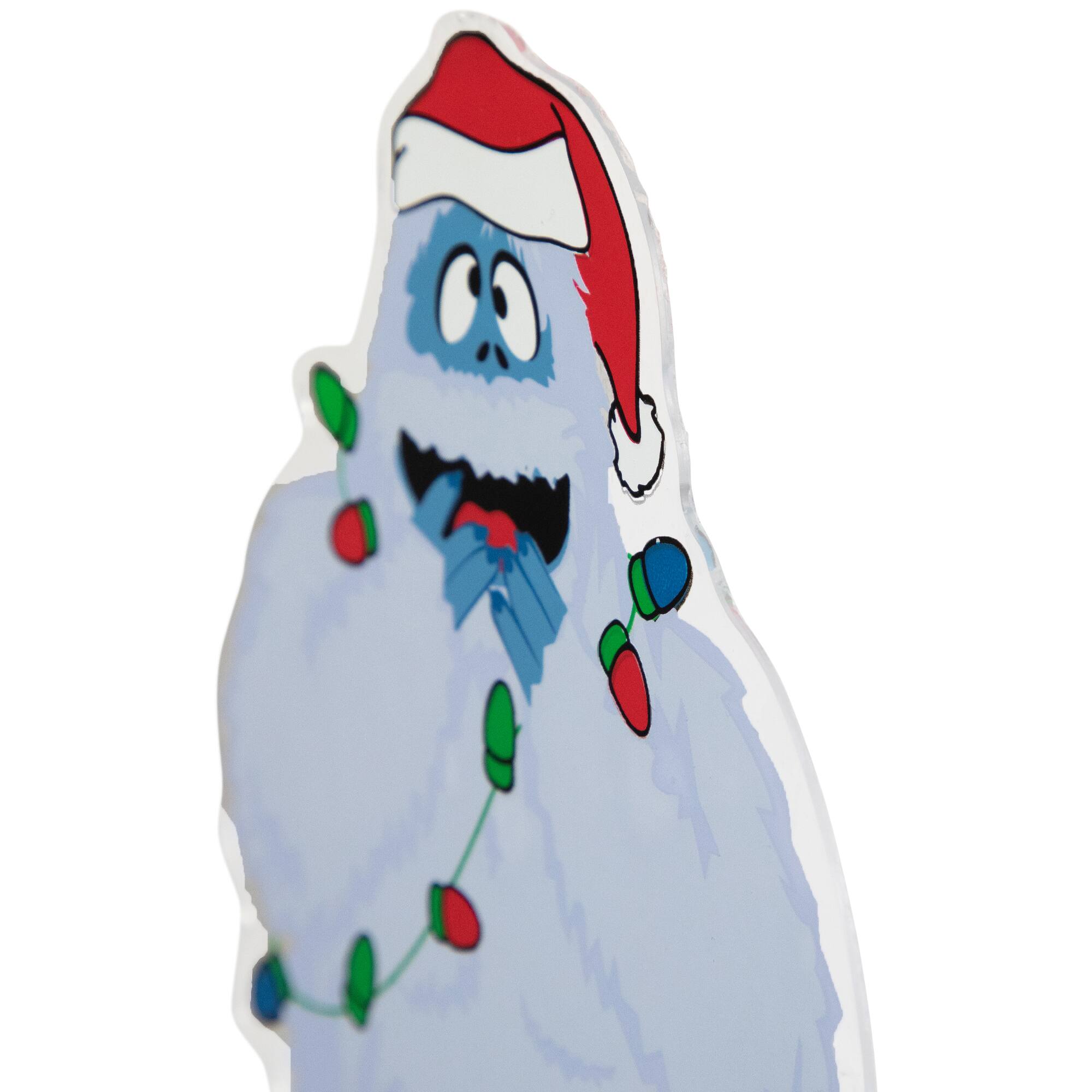 Alt View 3. Northlight - Bumble Wrapped in Lights Double Sided Christmas Window Cling Decoration - Multi.