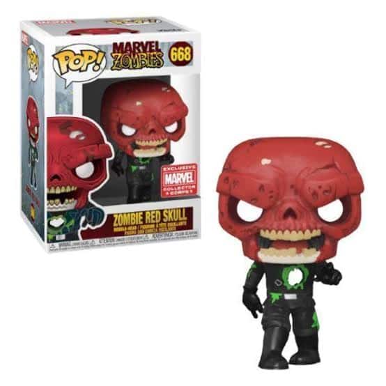 Funko - Pop! Marvel Zombie Red Skull #668 Exclusive Vinyl Figure - Multicolored price history on PriceWatchPro