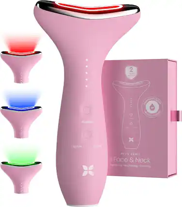 Brighten 2 YEAR WARRANTY PERIMATOLOGIST RECOMMENDED - Tighten Soothe REVO GENIE FOR Face & Neck Tightening Brightening Soothing