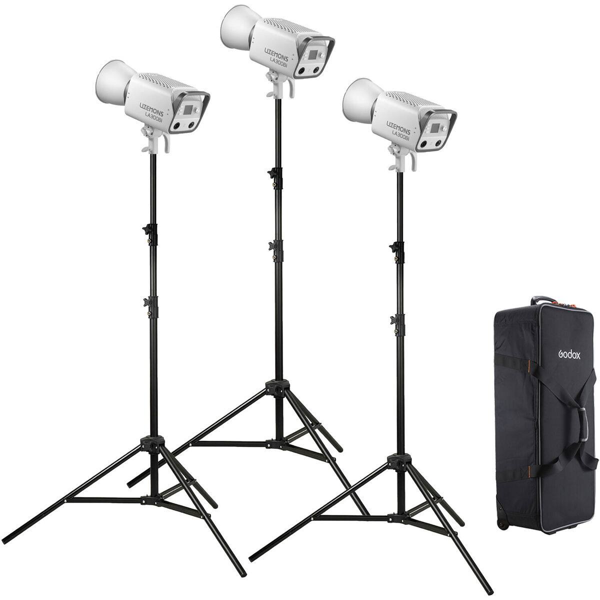 Godox - Litemons LA300Bi Bi-Color LED Monolight (3-Light Kit) price history on PriceWatchPro