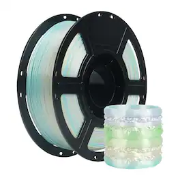 Flashforge - PLA Silk Rainbow 3D Printer Filament-1.75mm-1kg (2.2 lbs) Spool - Macaron