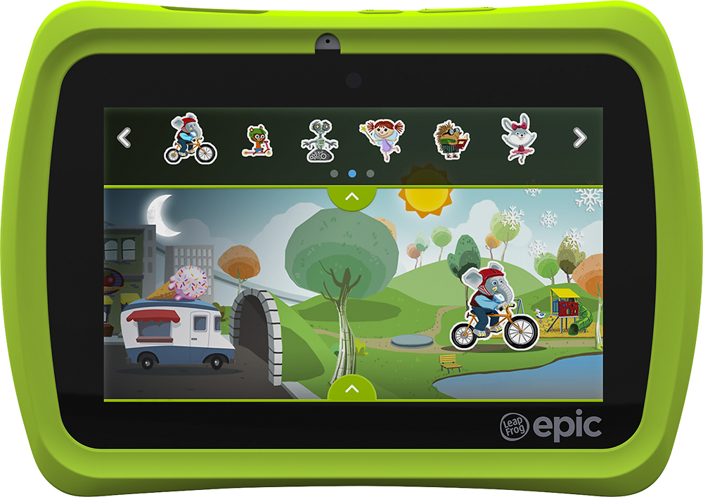 Open Box Leapfrog Epic Academy Edition 7" Learning Tablet Tested/Working 
