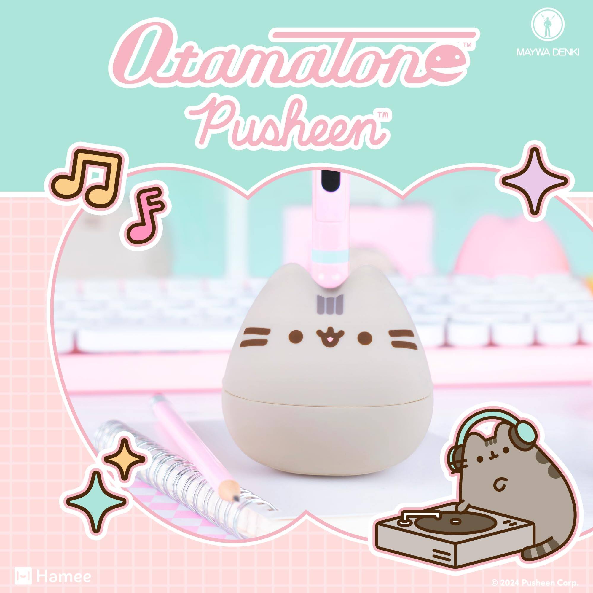 TM Otamalone Pusheen™  
MAYWA DENKI  
Hamee  
©2024 Pusheen Corp.