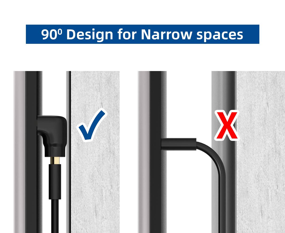 90° Design for Narrow spaces
