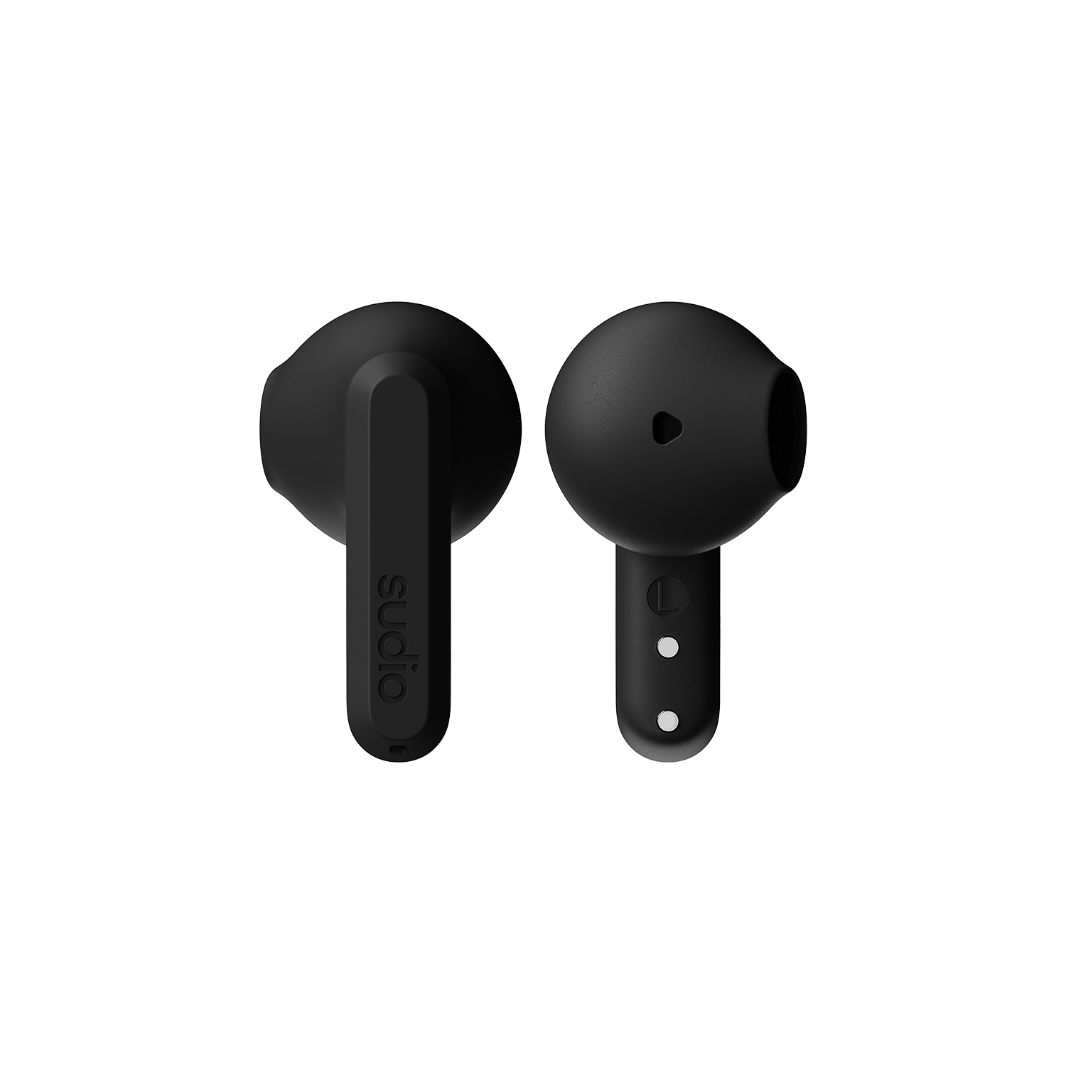 Left. Sudio - Sudio A3 True wireless - Black - Black.