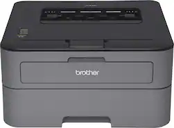 Brother - HL-L2320D Black-and-White Laser Printer - Gray - Front_Zoom