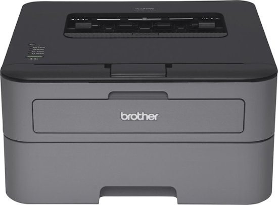 Front Zoom. Brother - HL-L2320D Black-and-White Laser Printer - Gray.
