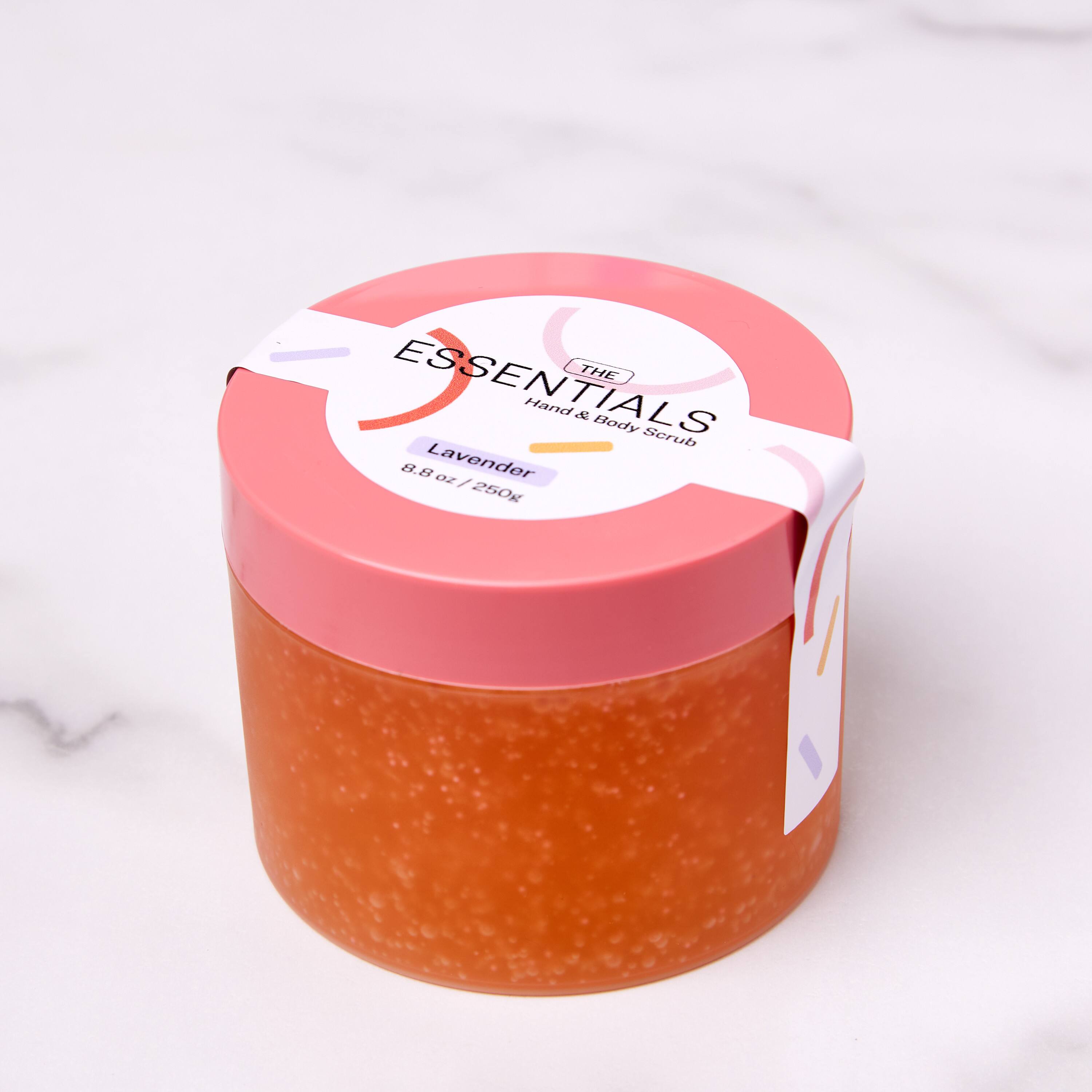 THE ESSENTIALS Hand & Body Scrub 8.8 oz / 250g Lavender