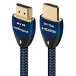 AudioQuest - Sky 48 2.5' 4K-8K-10K 48Gbps HDMI Cable - Blue on Black