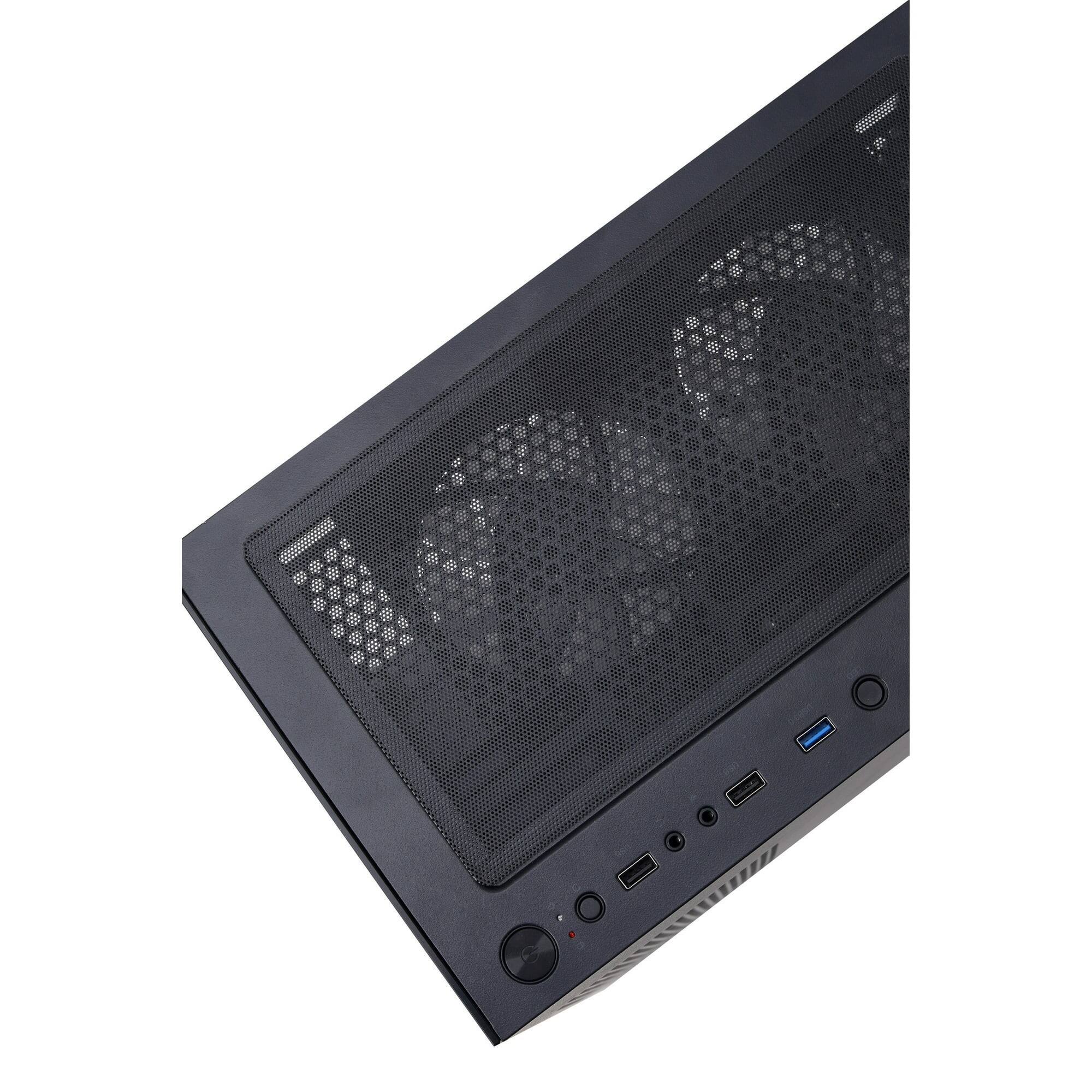 Alt View 1. MXZ - MXZ Gaming PC Computer AMD Ryzen 5 9600X,GeForce RTX 4070,16GB DDR5 6000,NVME 1T SSD,6RGB Fans,WIFI & Win 11 Pro Ready - Black.