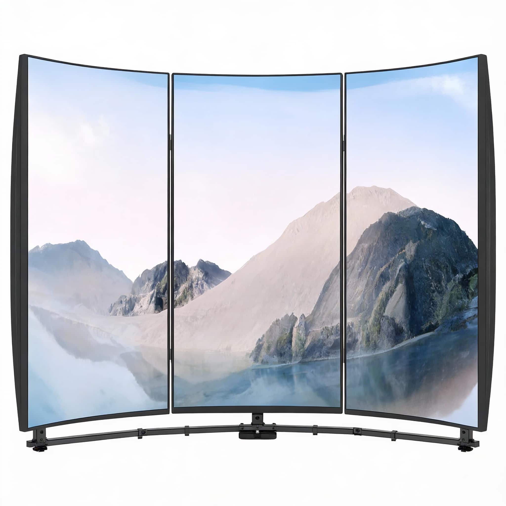 Frangdom - Monitor Wall Mount - Triple Arms Tilting 32" 19.8lb