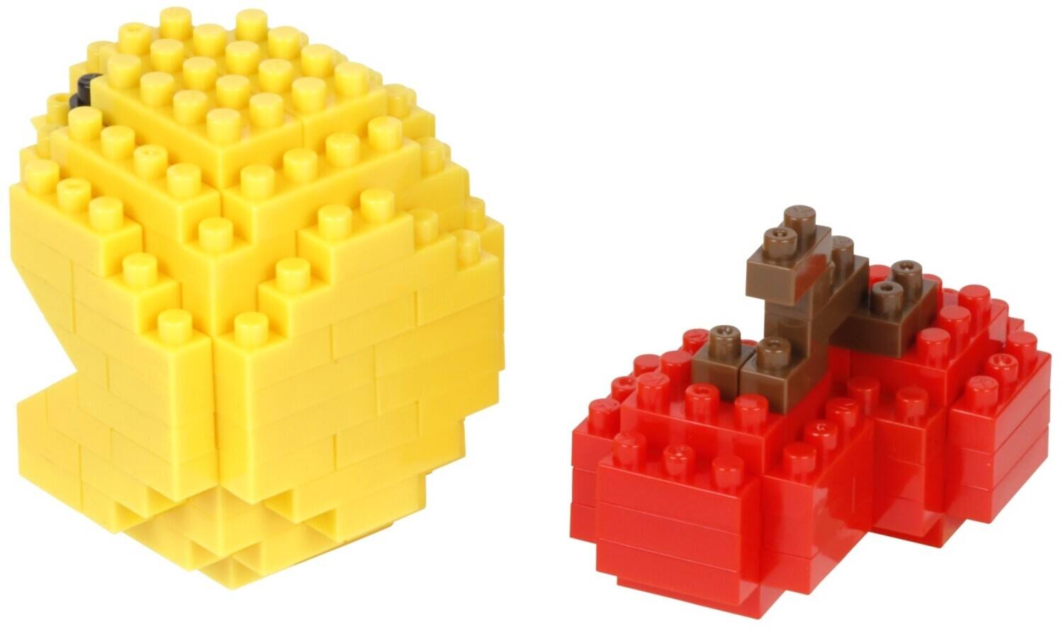 Alt View 2. PopMarket - Nanoblock - Pac-Man - Character Collection - Pac-Man & Cherry Building Kit   - COLLECTIBLES - Multicolor.