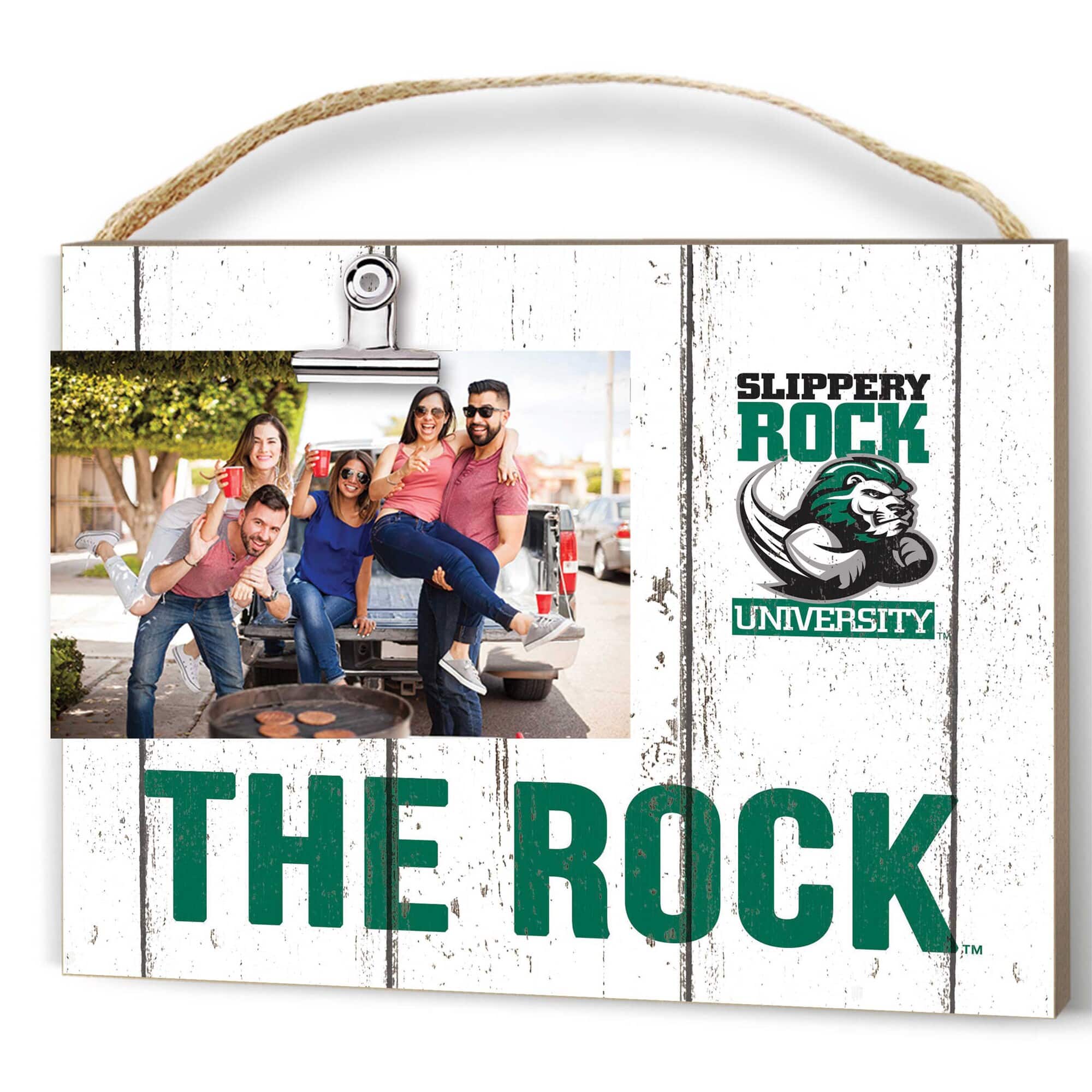 "Jardine - Slippery Rock Pride 8"" x 10"" Weathered Clip It Frame - White" price history on PriceWatchPro