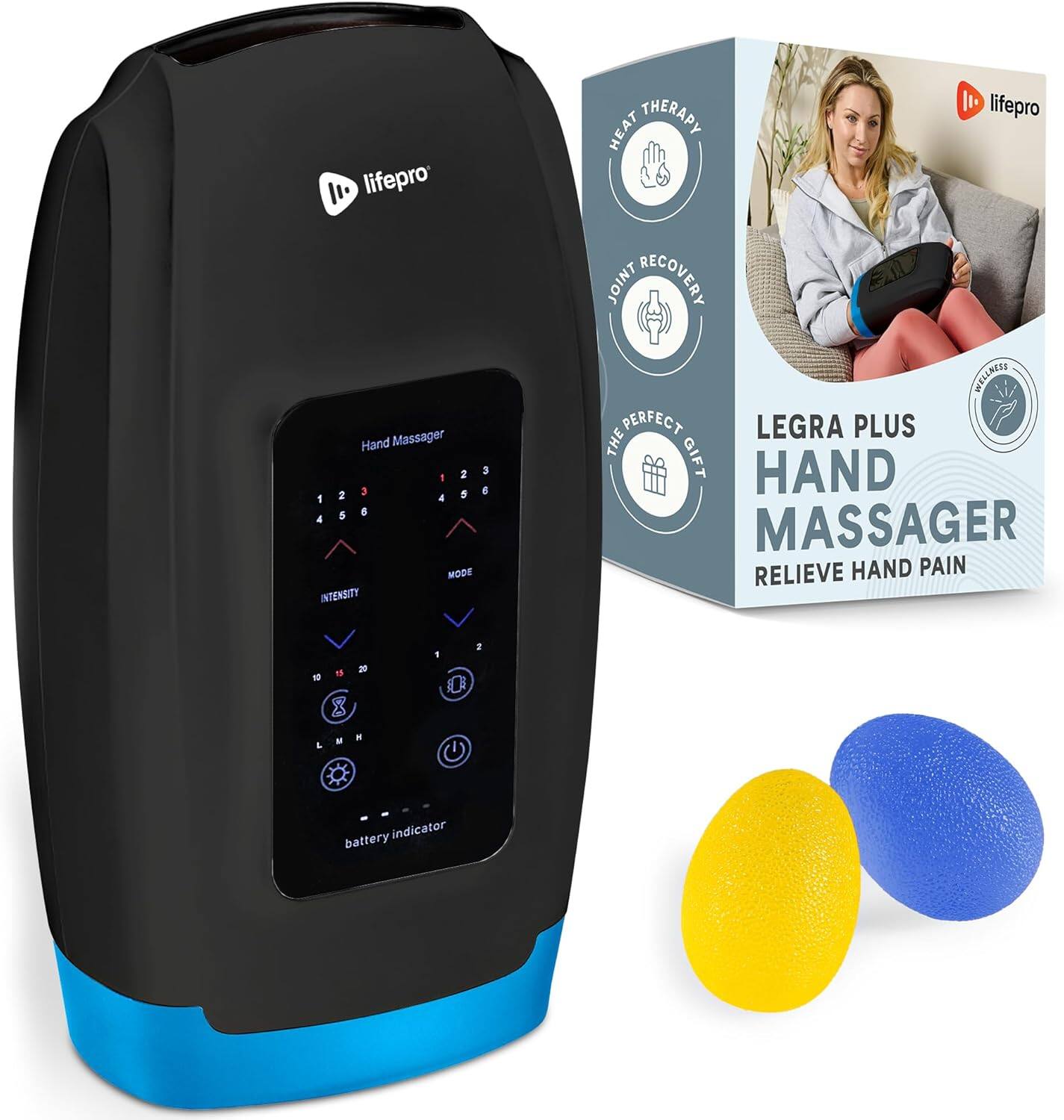 LifePro - Legra Plus Hand Massager with Heat and Compression for Arthritis Finger Palm and Wrist Relief price history on PriceWatchPro