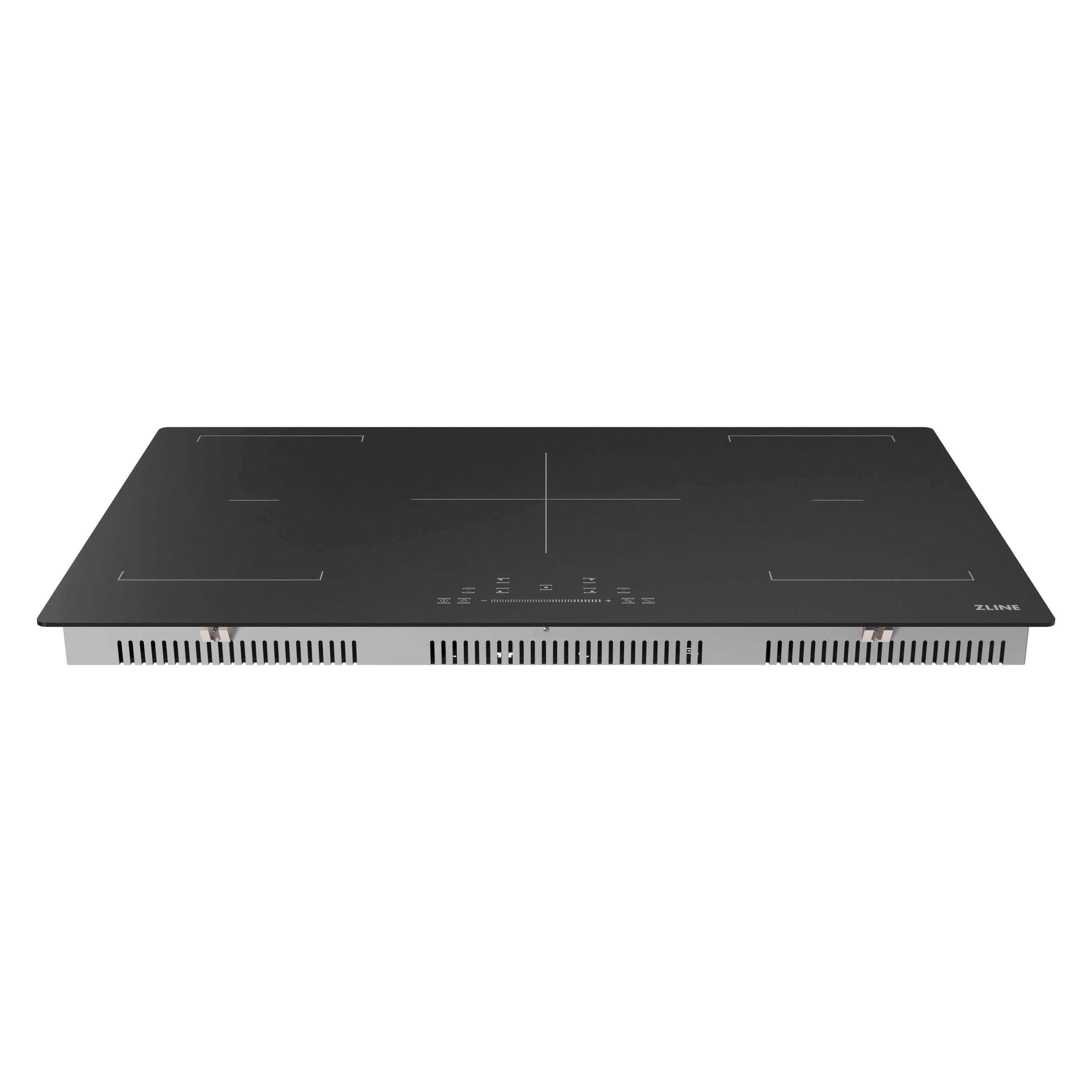 Alt View 7. ZLINE - 36 in. Built-In Induction Cooktop with Anti-Scratch Glass and 5 Elements - Black.