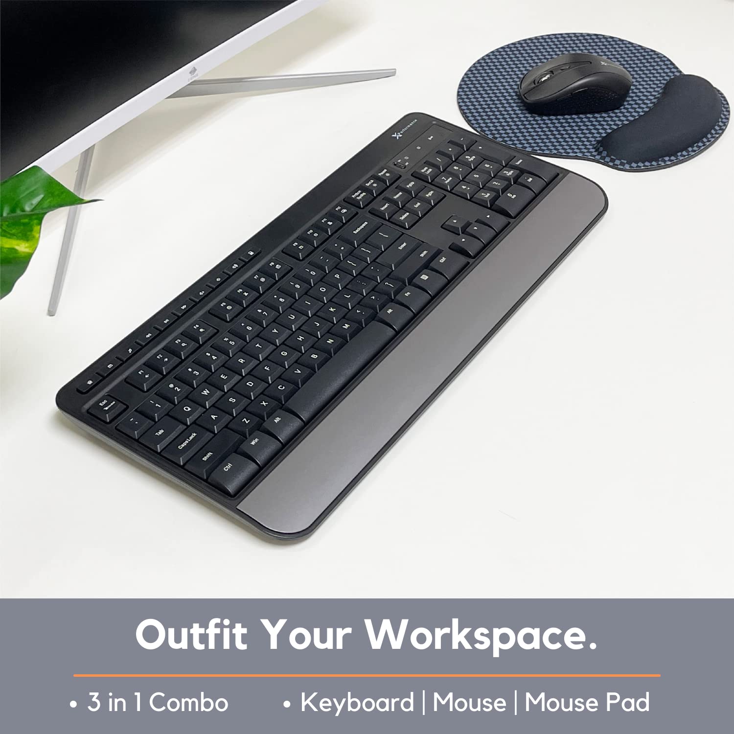 Outfit Your Workspace.

3 in 1 Combo
Keyboard | Mouse | Mouse Pad