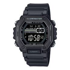 ILLUMINATOR
CASIO 10 YEAR BATTERY
WR 100M
ADJUST MODE
SET
SPLIT
ALARM
CHRONO
LIGHT