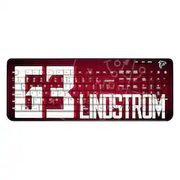 Keyscaper - Chris Lindstrom Atlanta Falcons Wireless Keyboard - Black