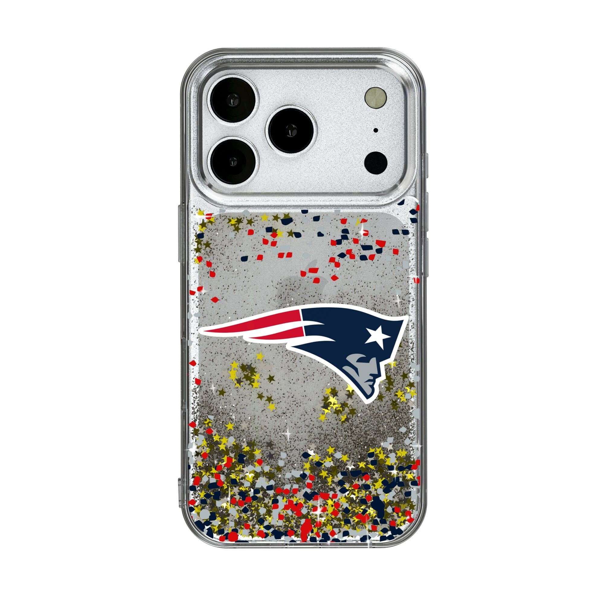 Keyscaper - NFL - New England Patriots - iPhone Glitter Case with Confetti Design - 17 Pro - Multicolor price history on PriceWatchPro