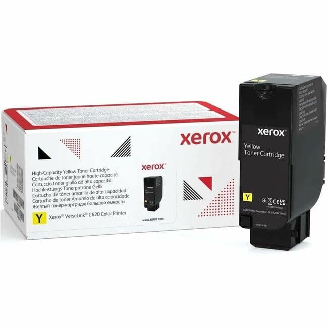 Xerox - Genuine Xerox® VersaLink® C620 Color Printer High capacity Toner Cartridge (12000 Pages) - Yellow