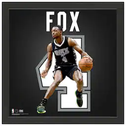 De'Aaron Fox San Antonio Spurs 13" x 13" Impact Jersey Frame