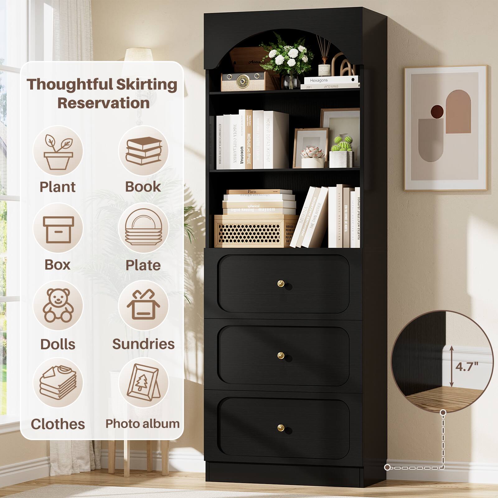 Thoughtful Skirting Reservation

Plant  
Book  
Box  
Plate  
Dolls  
Sundries  
Clothes  
Photo album  

4.7"