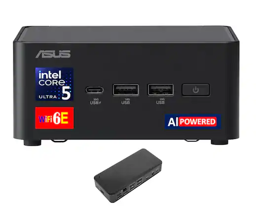 ASUS Intel Core Ultra 5 WiFi 6E 20G USB 10G USB 10G USB AI Powered