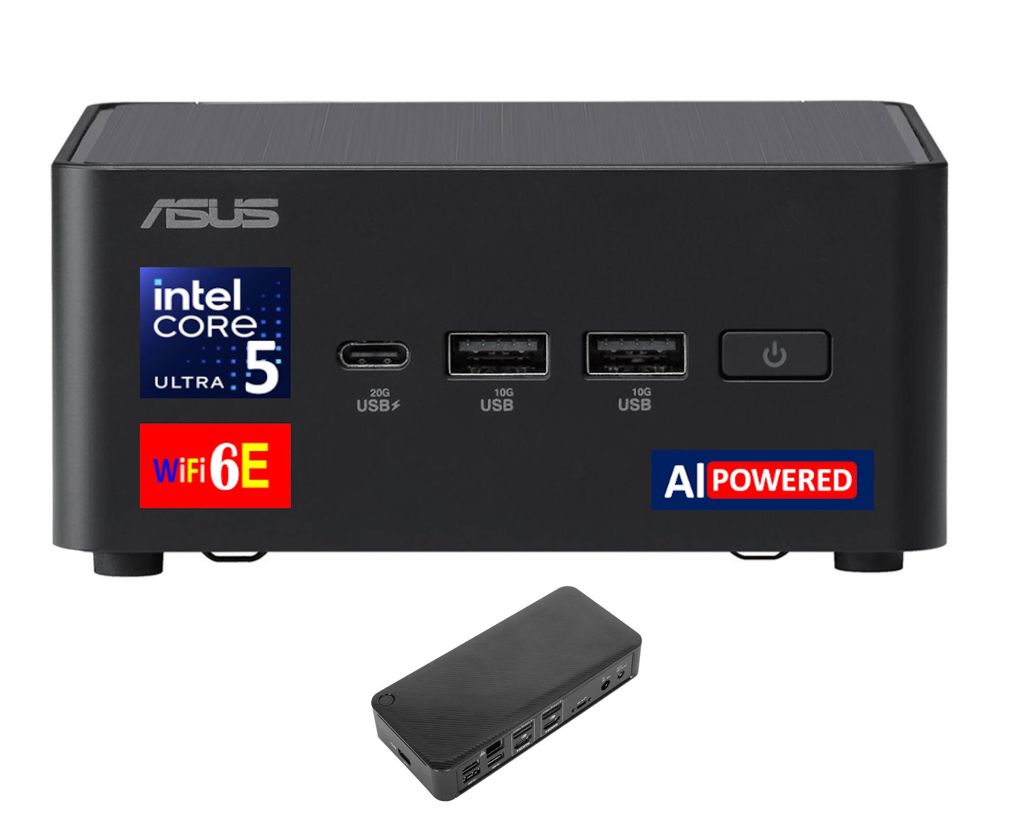 ASUS Intel Core Ultra 5 WiFi 6E 20G USB 10G USB 10G USB AI Powered