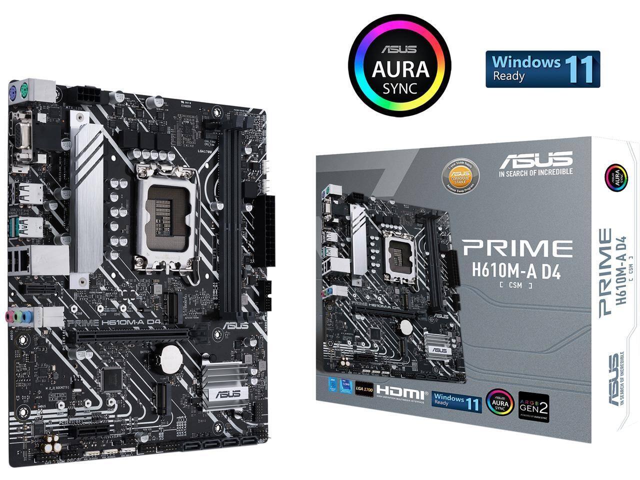 ASUS AURA SYNC Windows Ready 11 AA AVA PRIME HS10M-A D4 5.1 NICHETR LALTOE ASUS ASUS ASUS ACUS IN SEARCH OF INCREDIBLE RA CTABLE AURA ONNS PRIME D4 + H610M-A CSM ASUS INCREDIBLE UGA 1700 Hom Windows Ready AURA ~ ARGE E ASUS SEARCH D 19 11 SYNC GEN 2