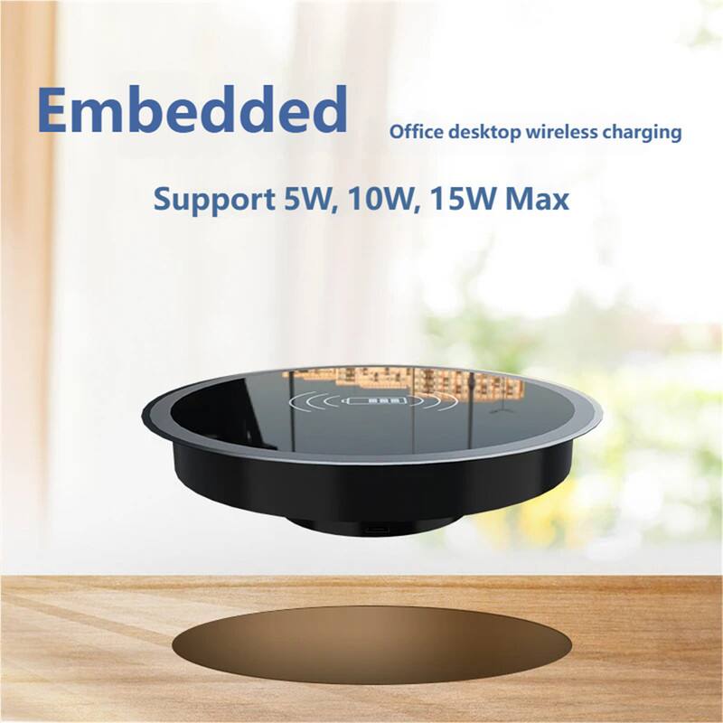 Embedded  
Office desktop wireless charging  
Support 5W, 10W, 15W Max