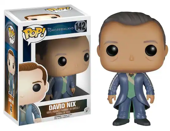 Disney POP! TOMORROWLAND 142
DAVID NIX
VINYL FIGURE / FIGURINE EN VINYLE / FIGURA DE VINIL
WARNING: CHOKING HAZARD. Small parts. Not for children under 3 years.