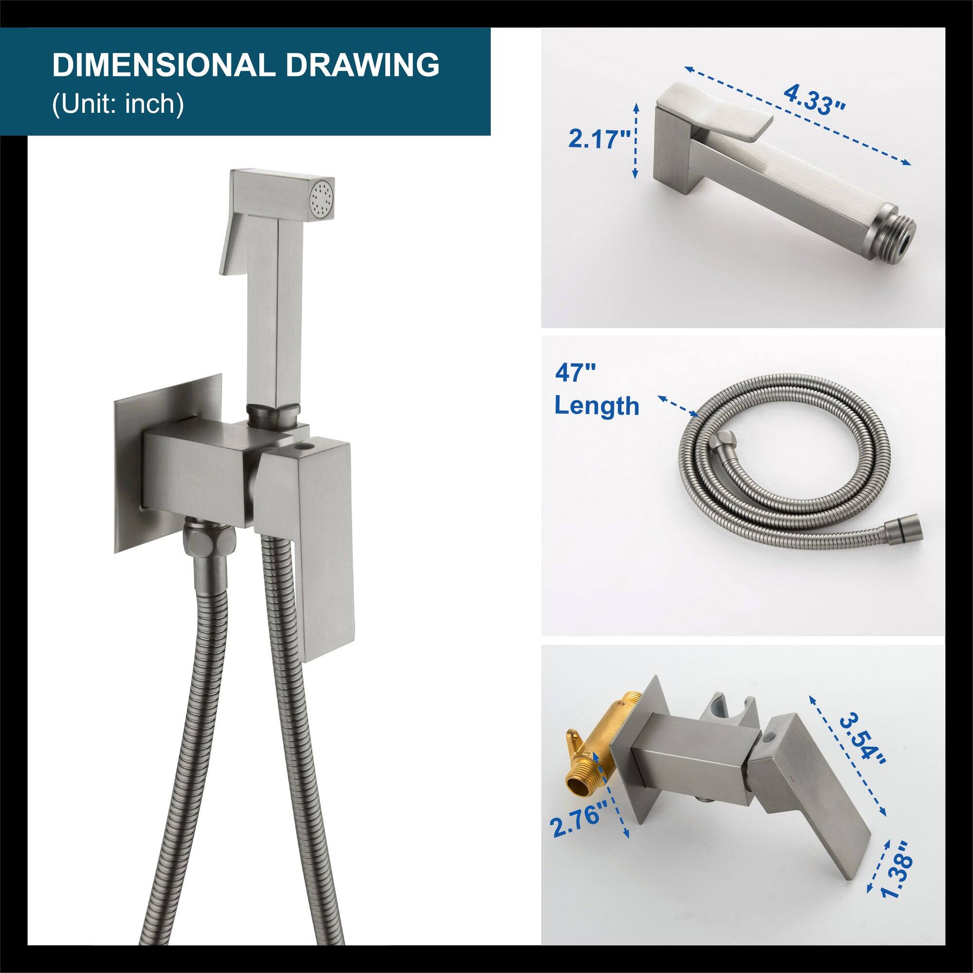 DIMENSIONAL DRAWING  
(Unit: inch)

- 2.17"  
- 4.33"  
- 47" Length  
- 2.76"  
- 3.54"  
- 1.38"
