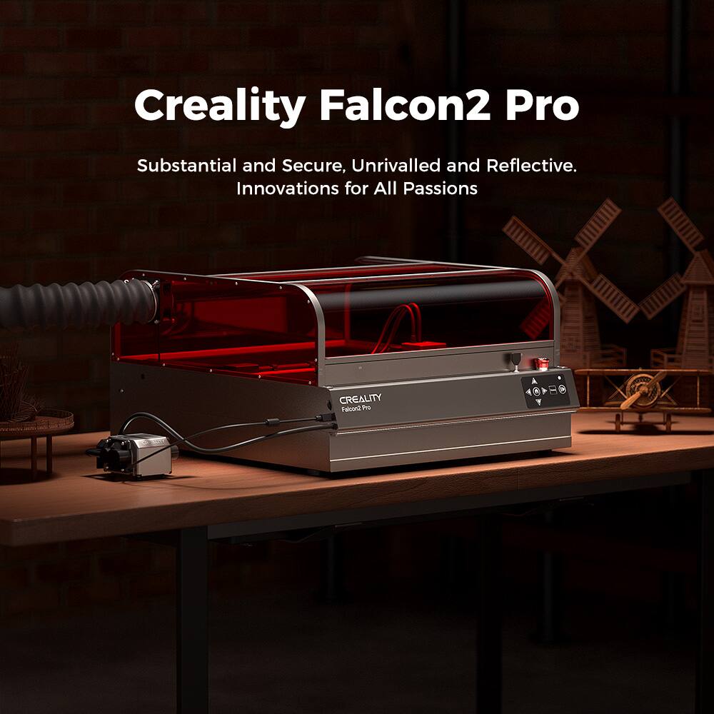 Creality Falcon2 Pro Substantial and Secure, Unrivalled and Reflective. Innovations for All Passions.