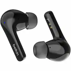 Front. Belkin - Belkin SoundForm Motion True Wireless Earbuds - Stereo - True Wireless - Bluetooth - 32.8 ft - Earbud - Binaural - Blue.