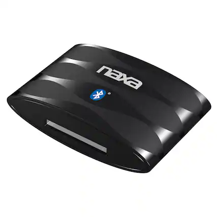 Front. Naxa - Wireless Audio Adapter with Bluetooth for iPod and iPhone Dock Connectors - Black.