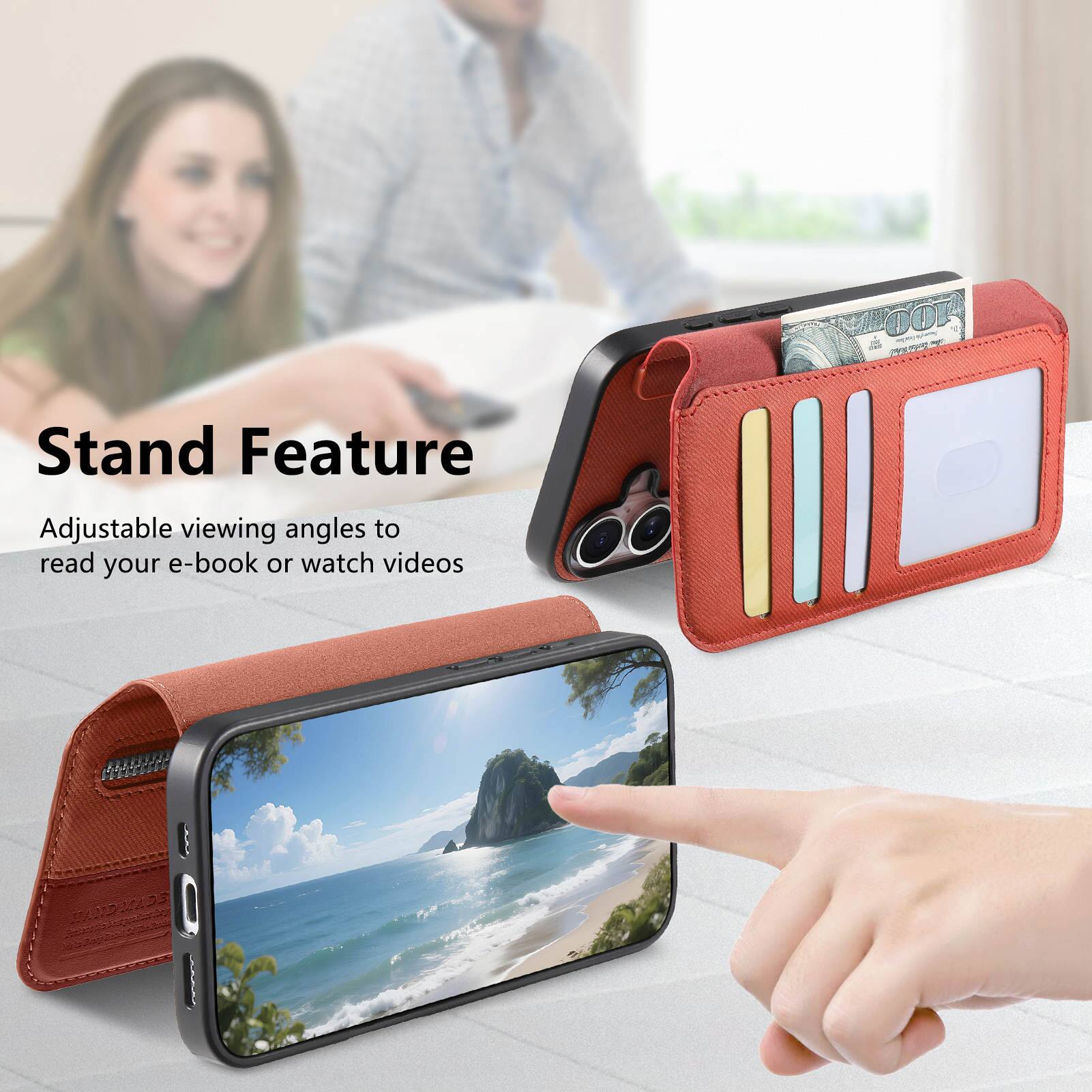 Stand Feature

Adjustable viewing angles to read your e-book or watch videos