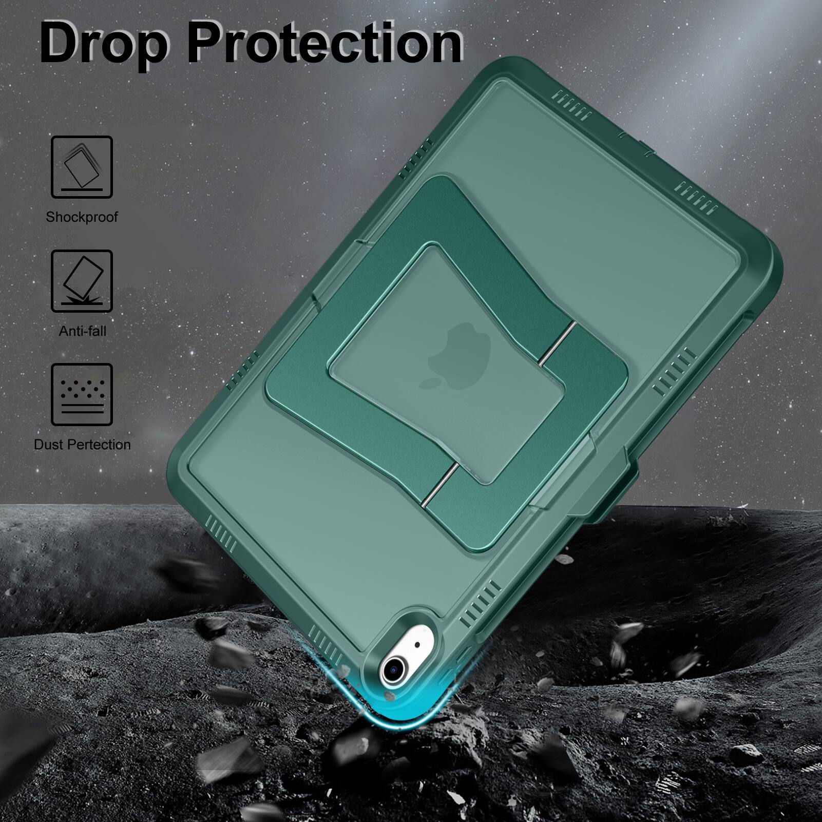 Drop Protection

- Shockproof
- Anti-fall
- Dust Protection