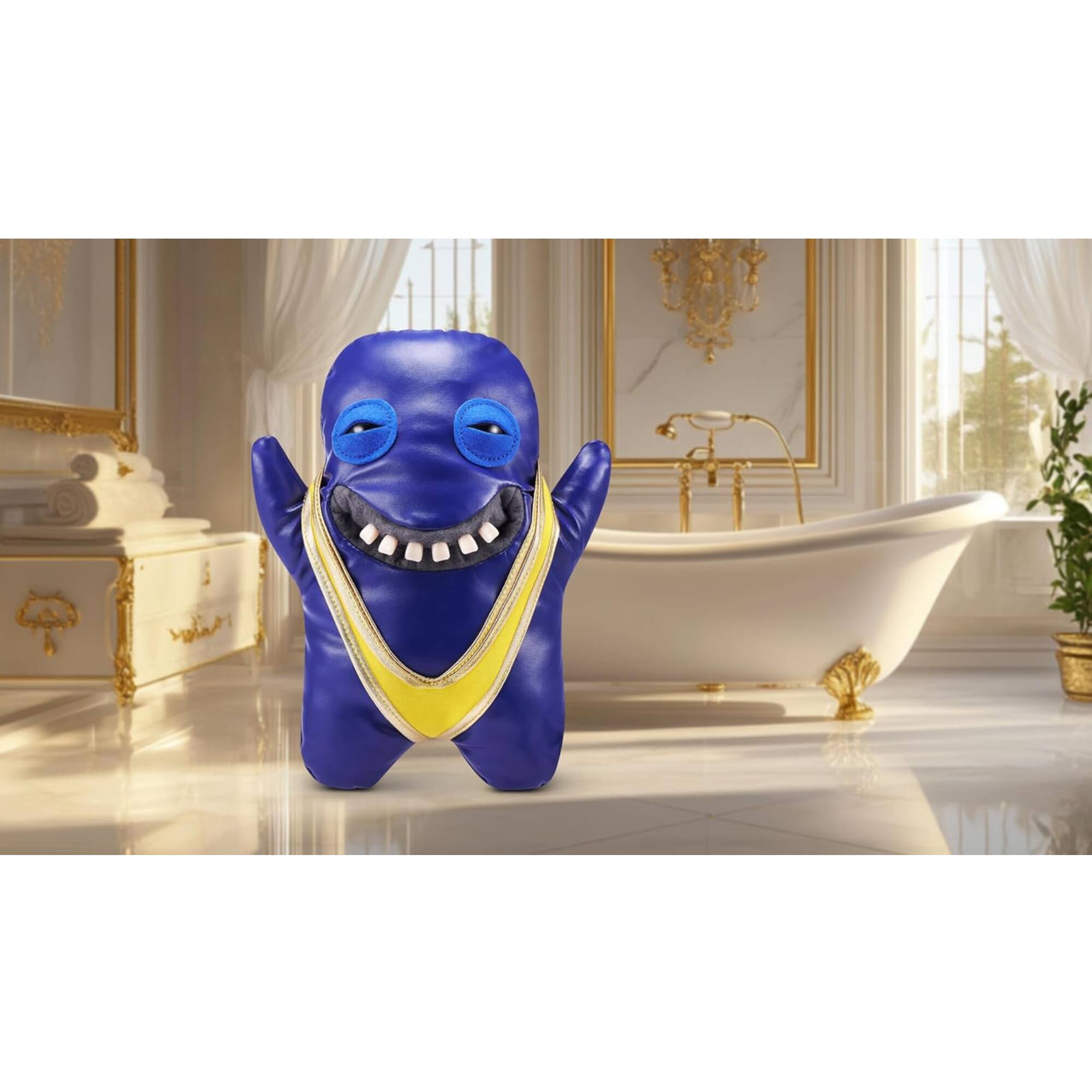 Alt View 1. Fuggler - Fuggler Gold Fuggs by ZURU Funny Ugly Monster, Plush, Collectible, Toy (Shameless Goof - Mankini) - Assorted Pre-Pack.