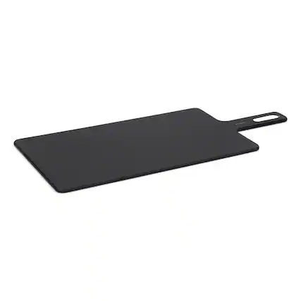 Front. Cuisipro - Fiber Wood Paddle Cutting Board, 18-Inch x7.5-Inch, Slate - Slate.